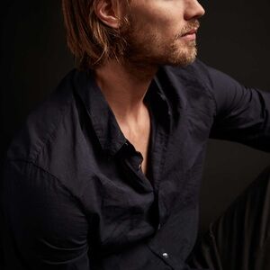 James Perse Standard Blue Button-Up Shirt 5 = XXL